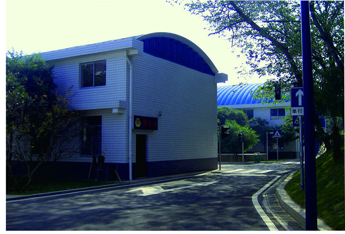 湖南公安廳警務訓練中心拱形波紋鋼屋蓋工程